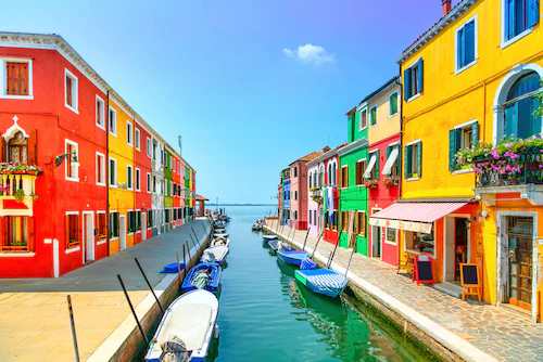 Papermoon Fototapete »ALTSTADT-PORTOFINO VENEDIG ROM ITALIEN« günstig online kaufen