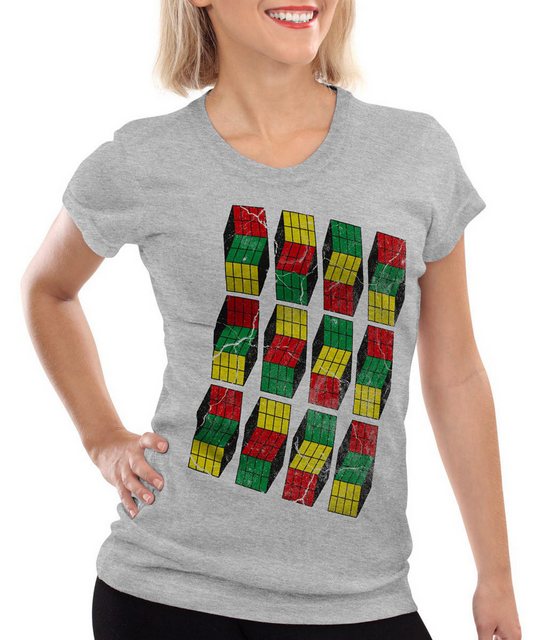 style3 T-Shirt Cubes Sheldon Würfel rubik zauberwürfel the big bang theory günstig online kaufen