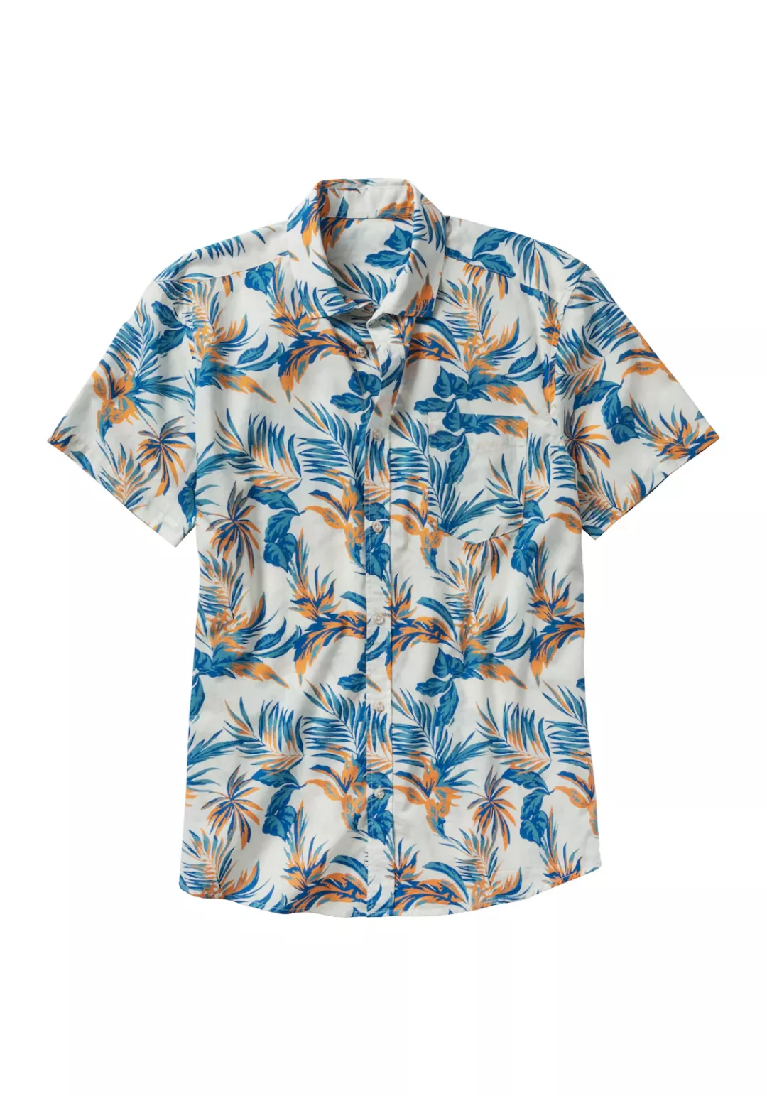 John Devin Hawaiihemd Regular fit Kurzarm, Freizeithemd mit Palmendruck aus günstig online kaufen