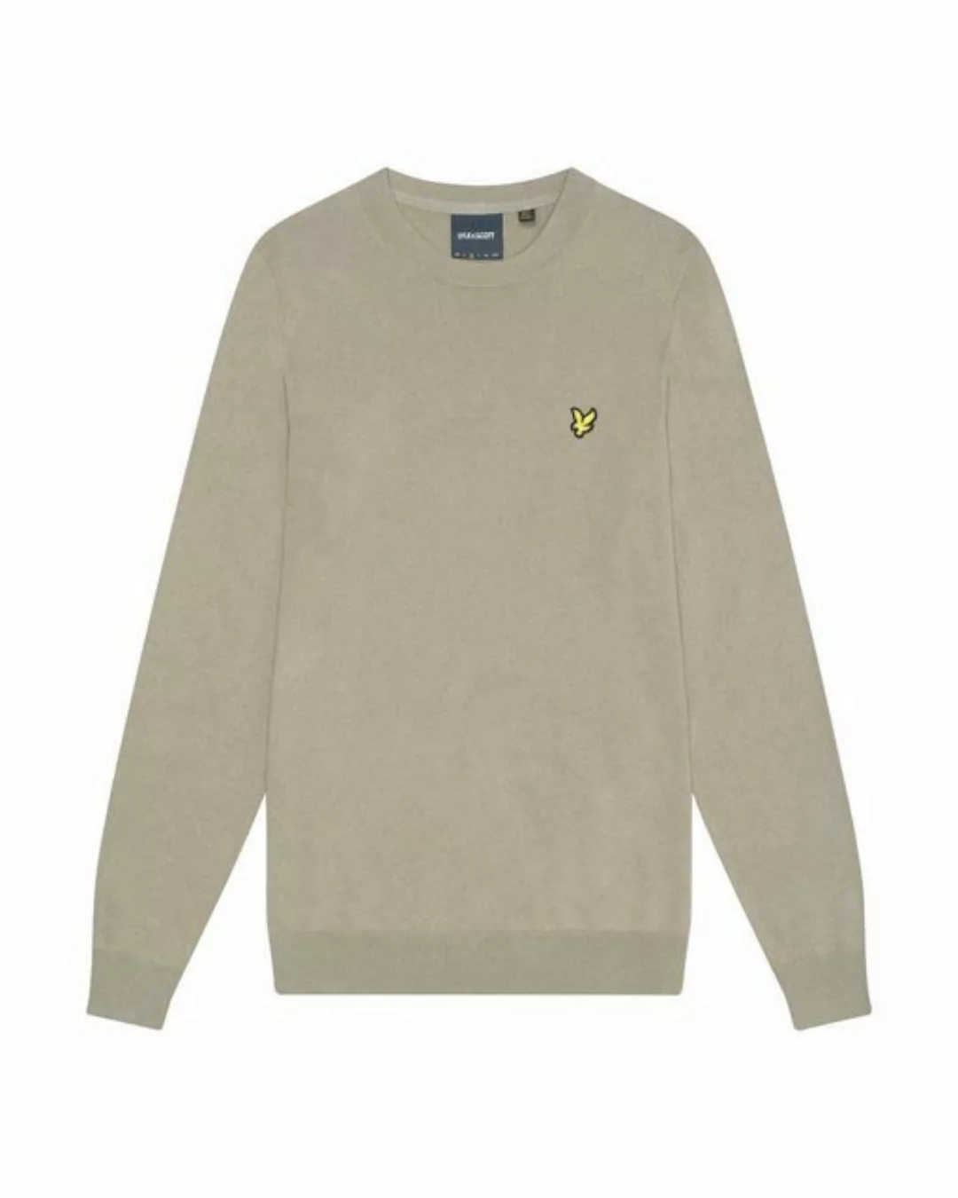 Lyle & Scott Strickpullover Rundhalsausschnitt Aus Wolle Und Baumwolle günstig online kaufen