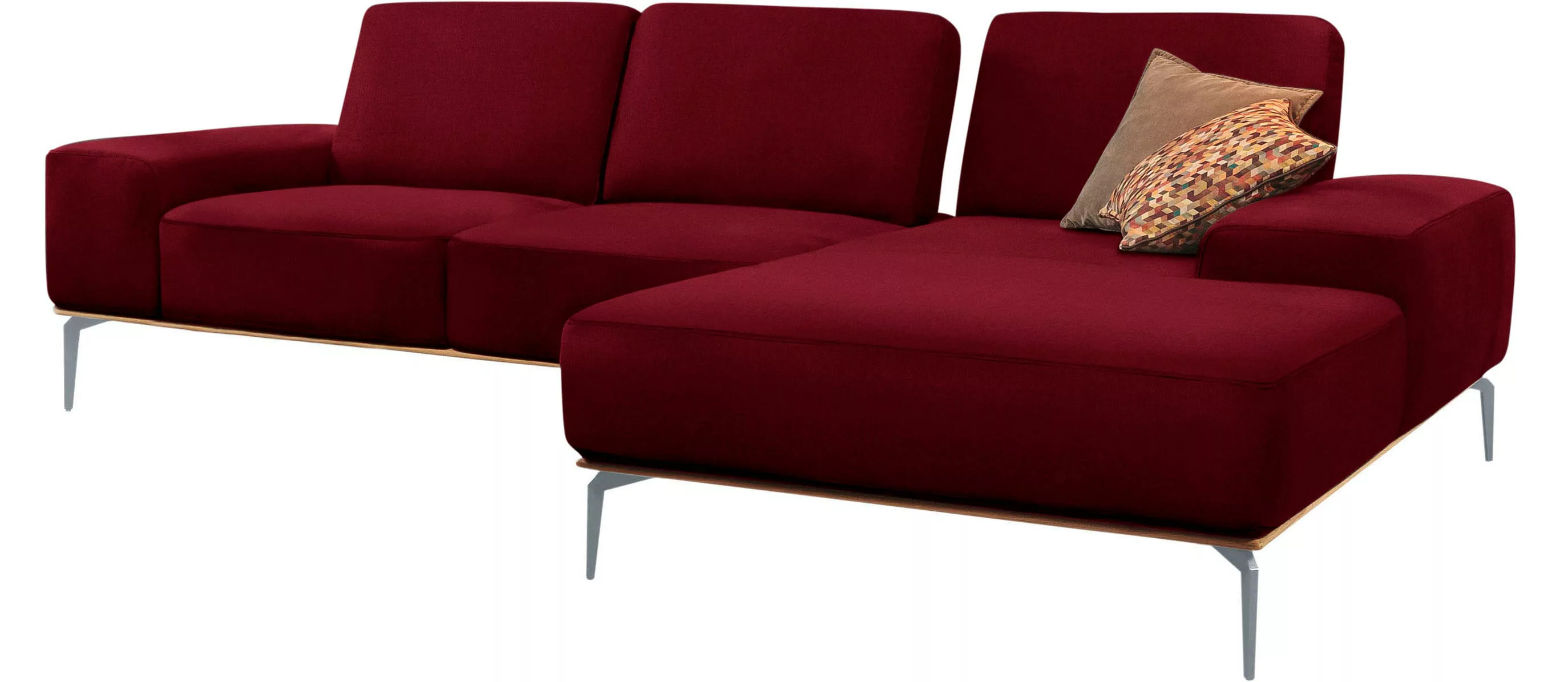 W.SCHILLIG Ecksofa "run, Designsofa mit tollem Sitzkomfort, bequem, L-Form" günstig online kaufen