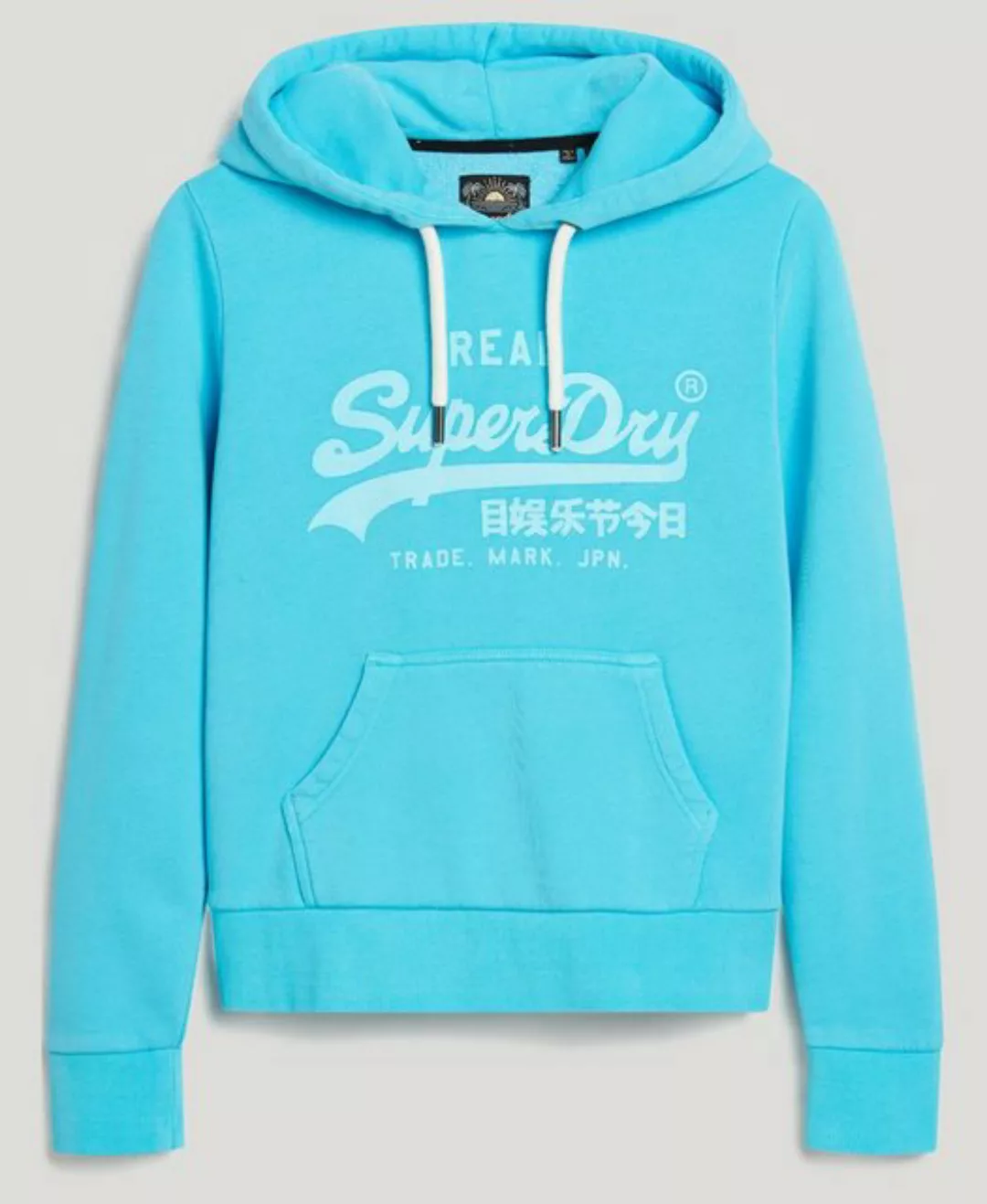 Superdry Hoodie NEON VL GRAPHIC HOODIE Kingfisher Blue günstig online kaufen