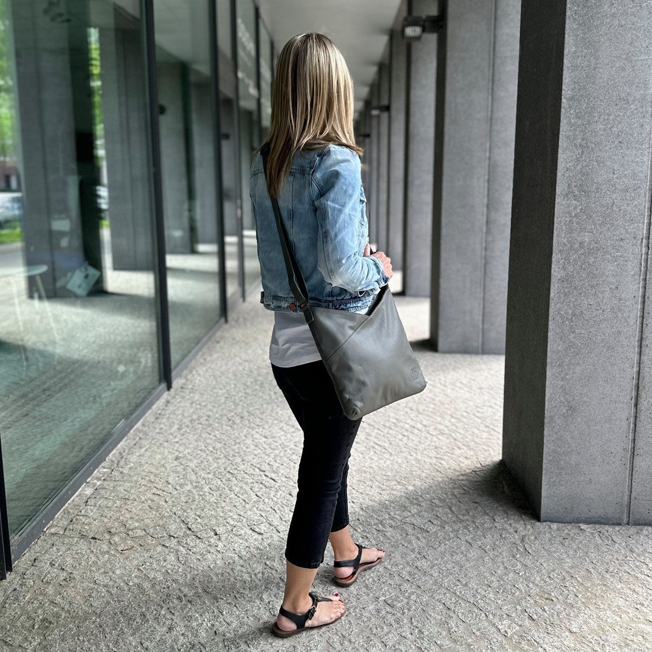 LECONI Umhängetasche Handtasche Ledertasche Damen Schultertasche günstig online kaufen