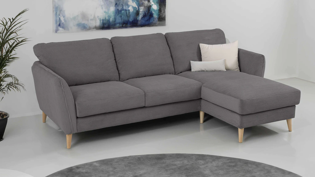 Home affaire Ecksofa "MARSEILLE (242/152cm),L-Form, Rec. rechts/links", Mas günstig online kaufen