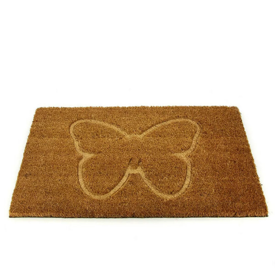 Fußmatte Tiermotiv Schmetterling Aus Kokosfaser günstig online kaufen