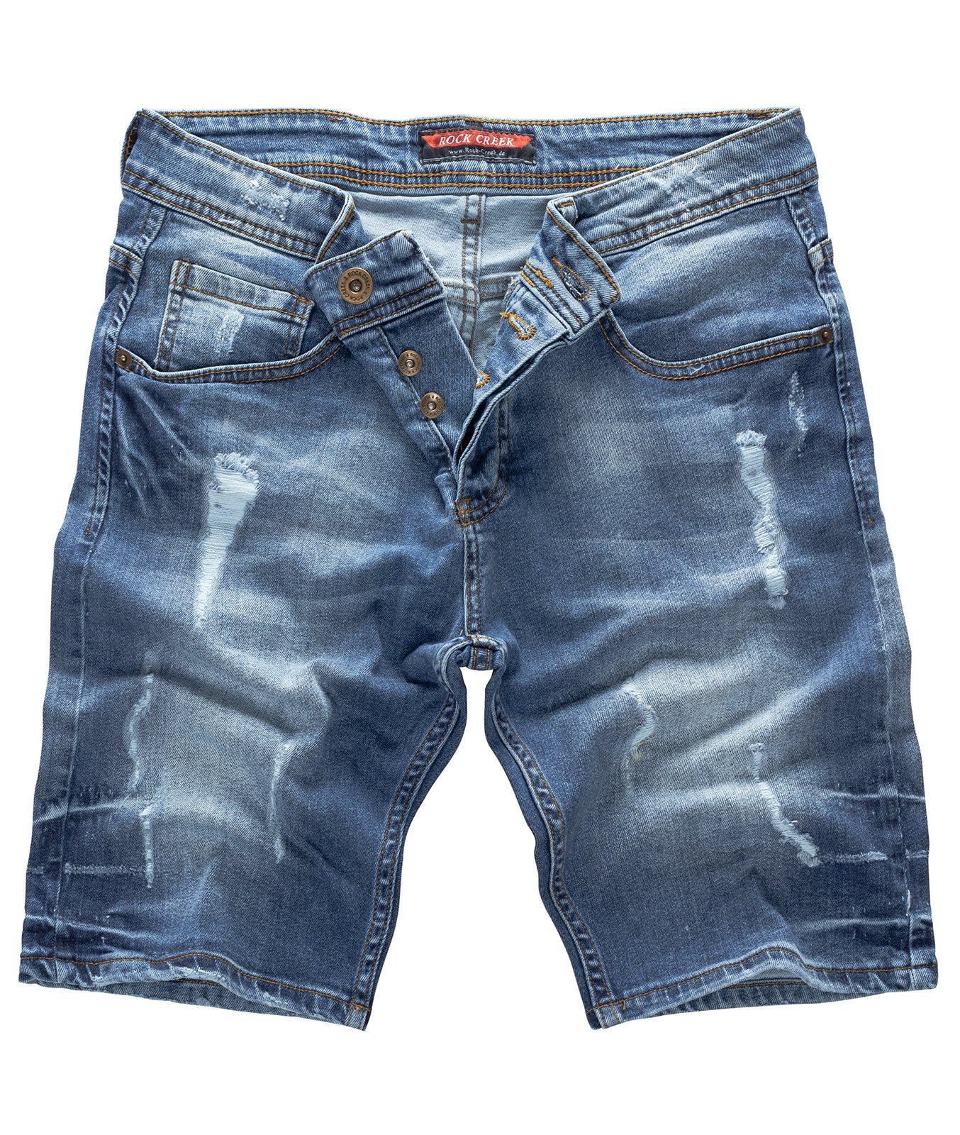 Rock Creek Jeansshorts Herren Shorts Denim günstig online kaufen