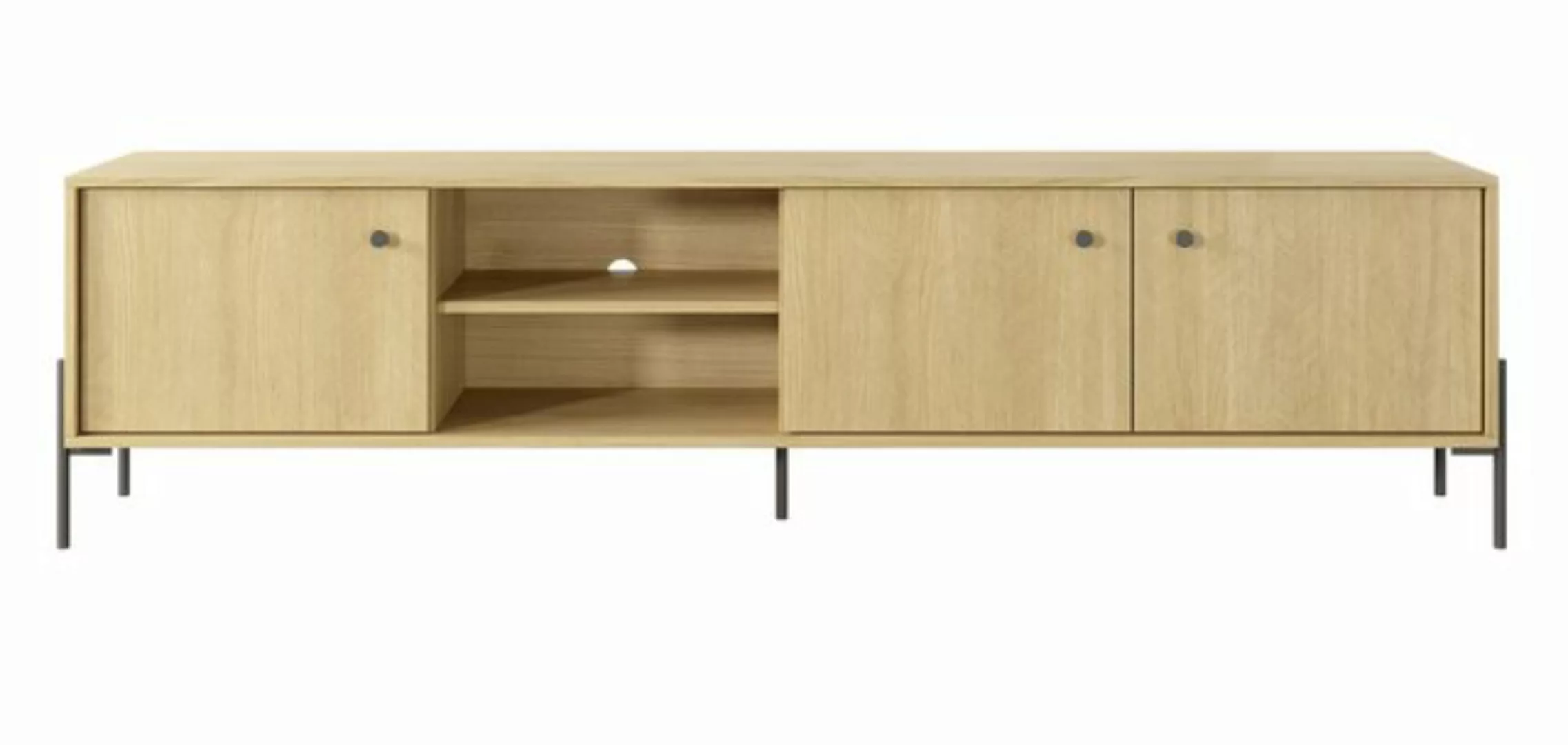 Furnix TV-Schrank SCANDINAWA 207 Fernsehschrank Metallfüße Scandi Eiche / F günstig online kaufen