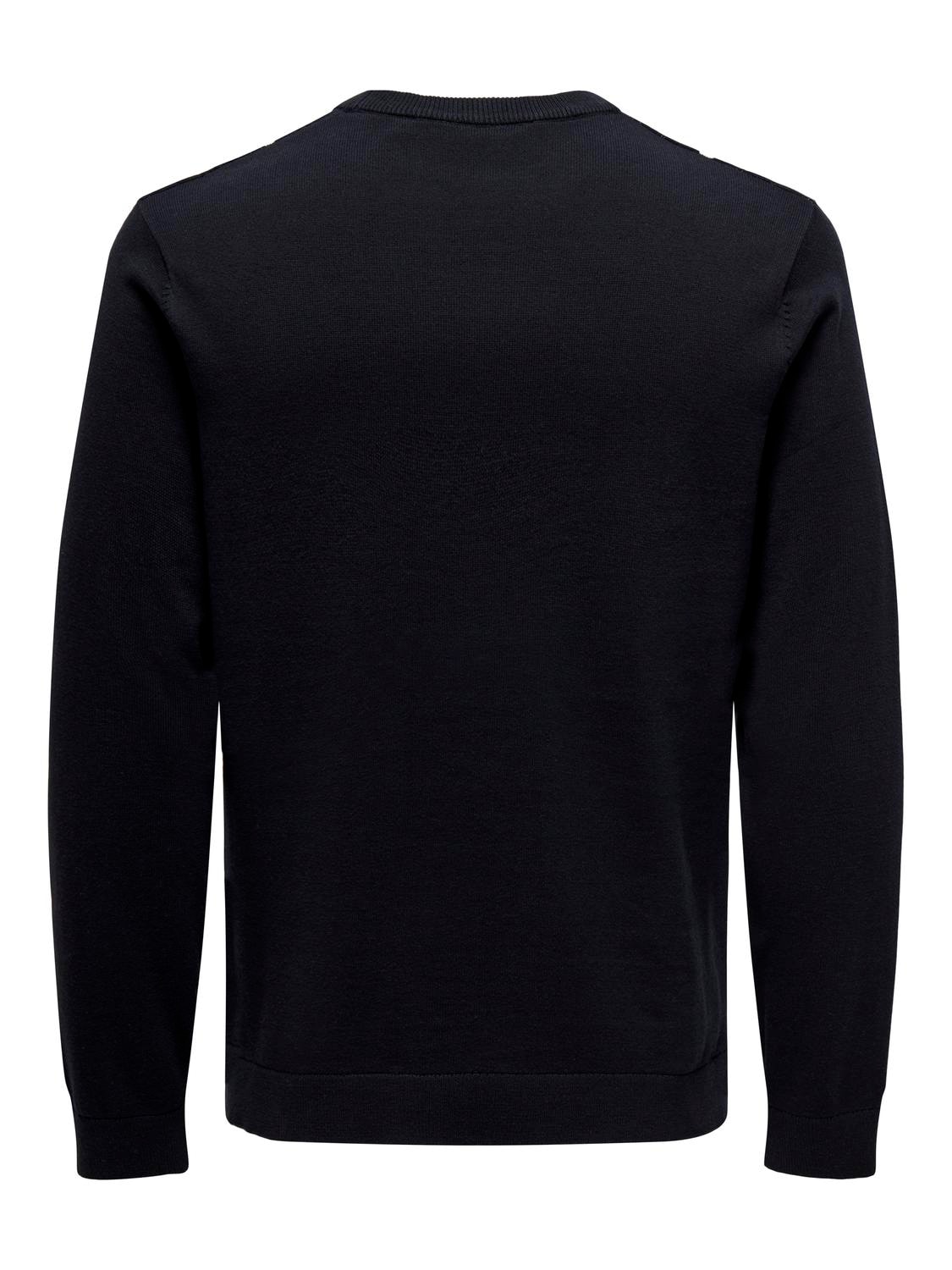 ONLY & SONS Strickpullover ONSXMAS REG 5 PLACE CREW KNIT günstig online kaufen