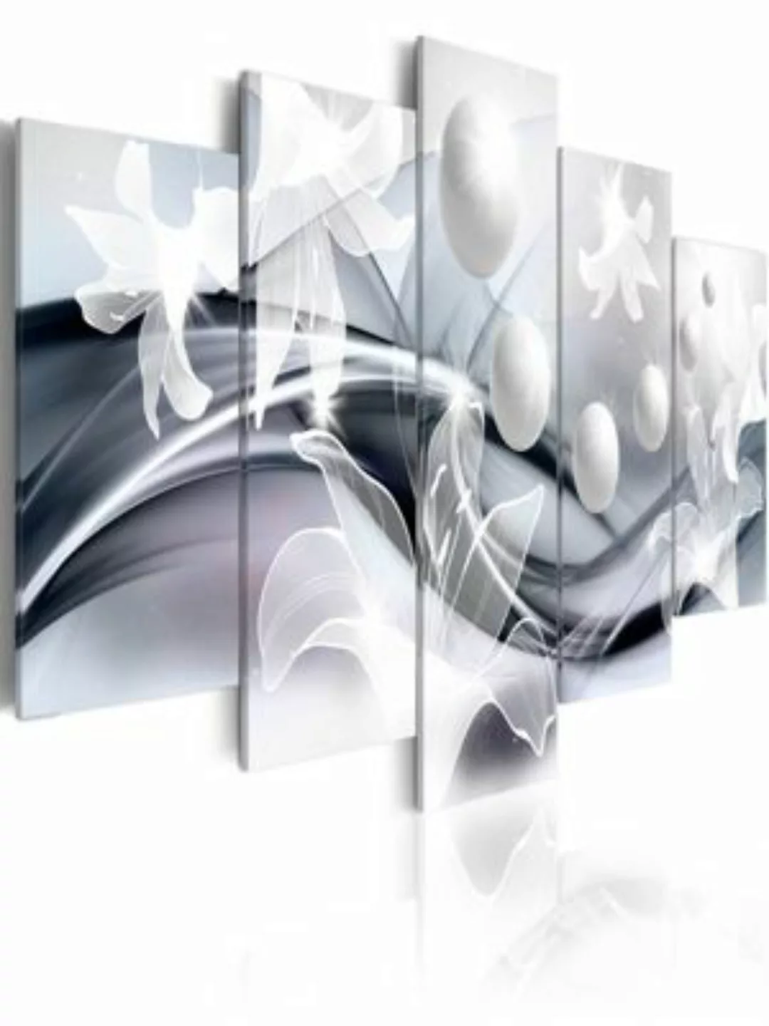 artgeist Wandbild Pearls and Lilies mehrfarbig Gr. 200 x 100 günstig online kaufen