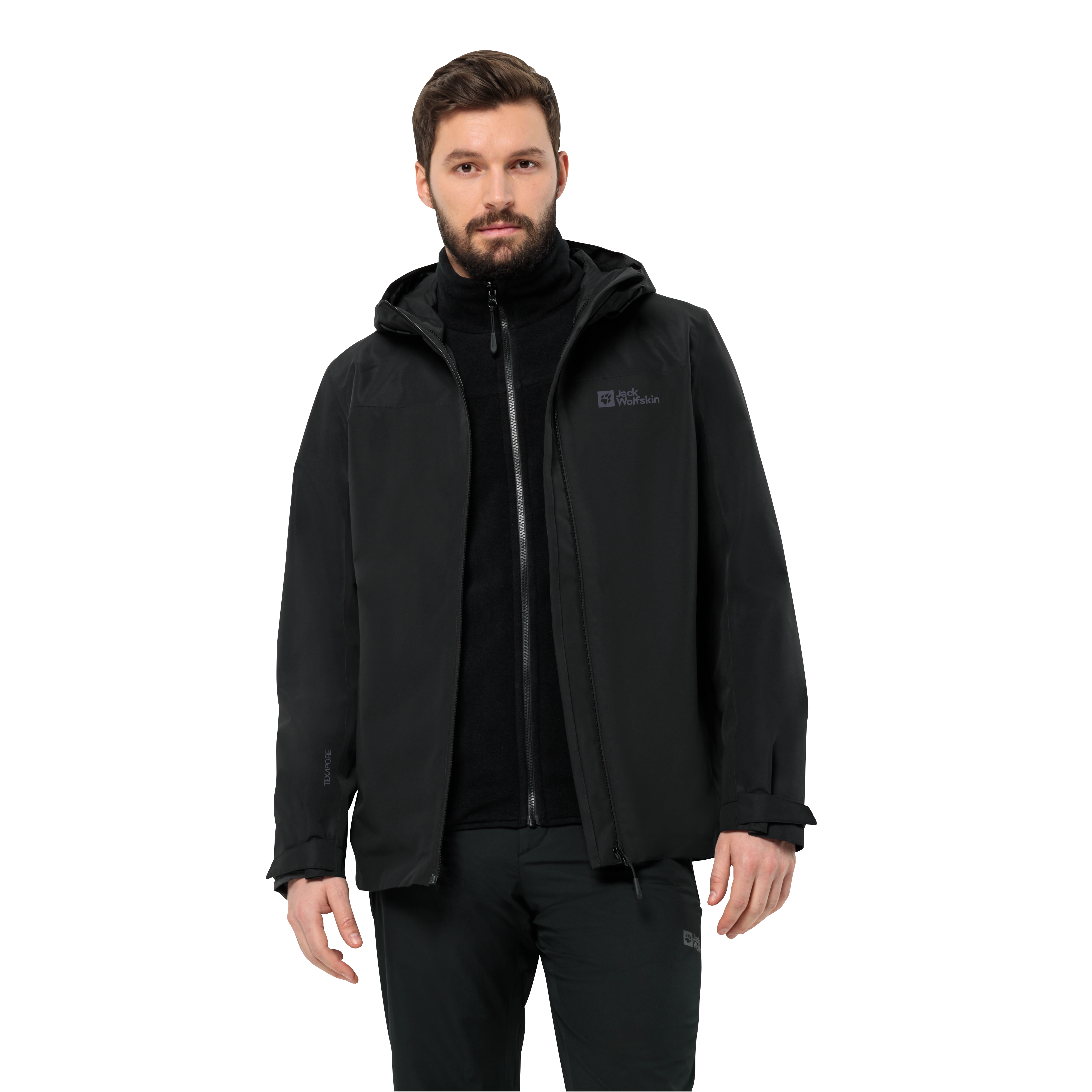 Jack Wolfskin 3-in-1-Funktionsjacke "TAUBENBERG 3IN1 JKT M", mit Kapuze, mi günstig online kaufen