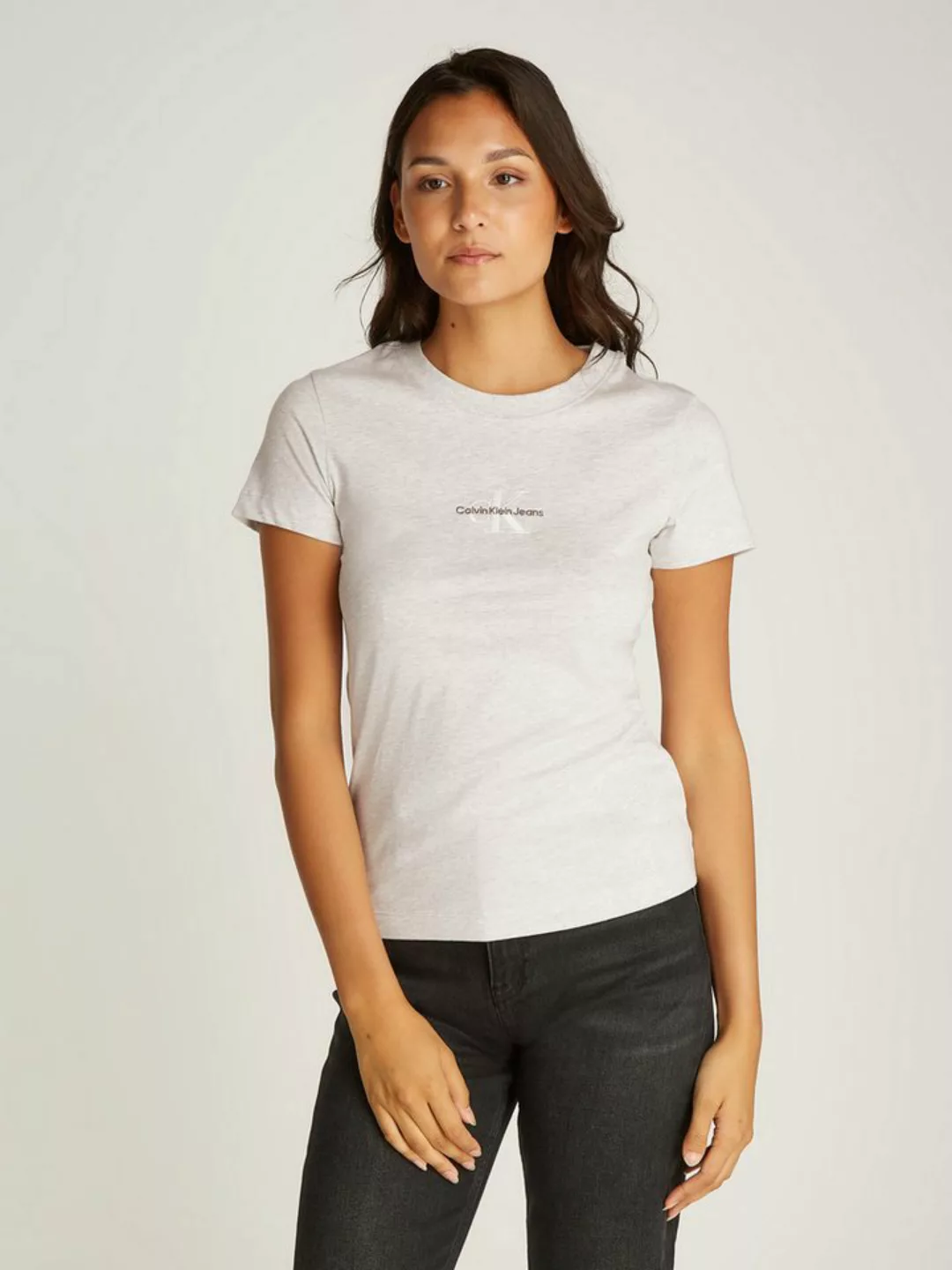 Calvin Klein Jeans T-Shirt MONOLOGO SLIM TEE mit Logoprägung günstig online kaufen