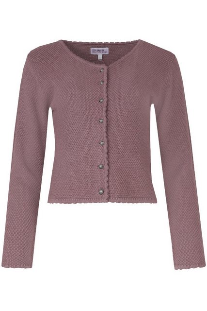 MarJo Trachtenjacke Trachten Strickjacke - VILSECK II - mauve günstig online kaufen