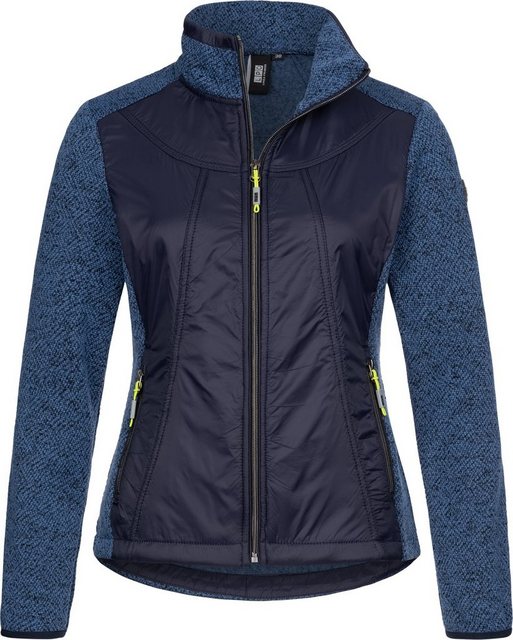 DEPROC Active Strickfleecejacke LAKE RODELL WOMEN CS in edler Melangeoptik günstig online kaufen