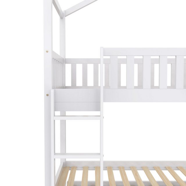 KoDise Kinderbett Jugendbett Hausbett, Ausziehbett, drei Betten (90x200cm W günstig online kaufen