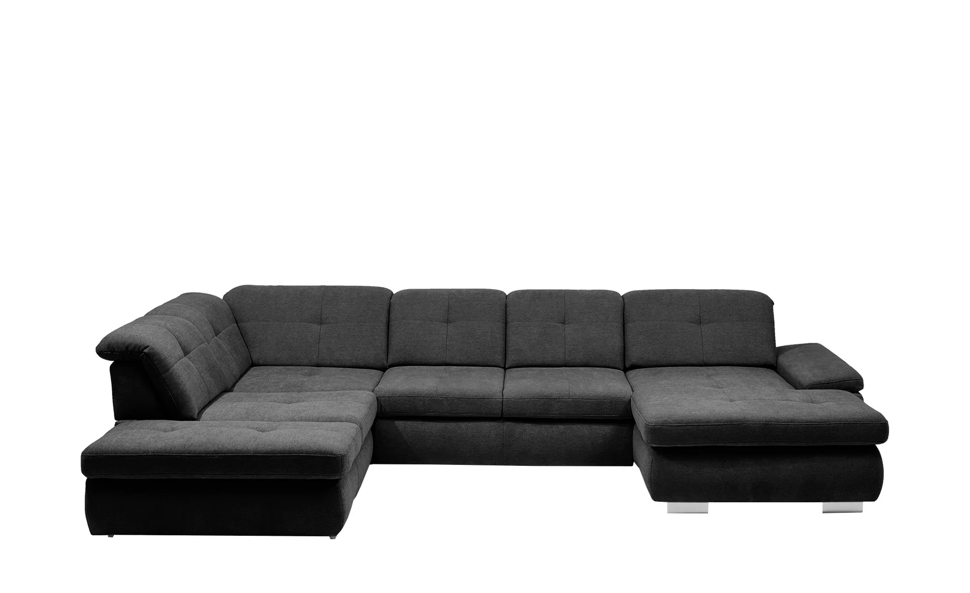 Wohnlandschaft - schwarz - 85 cm - Polstermöbel > Sofas > Wohnlandschaften günstig online kaufen