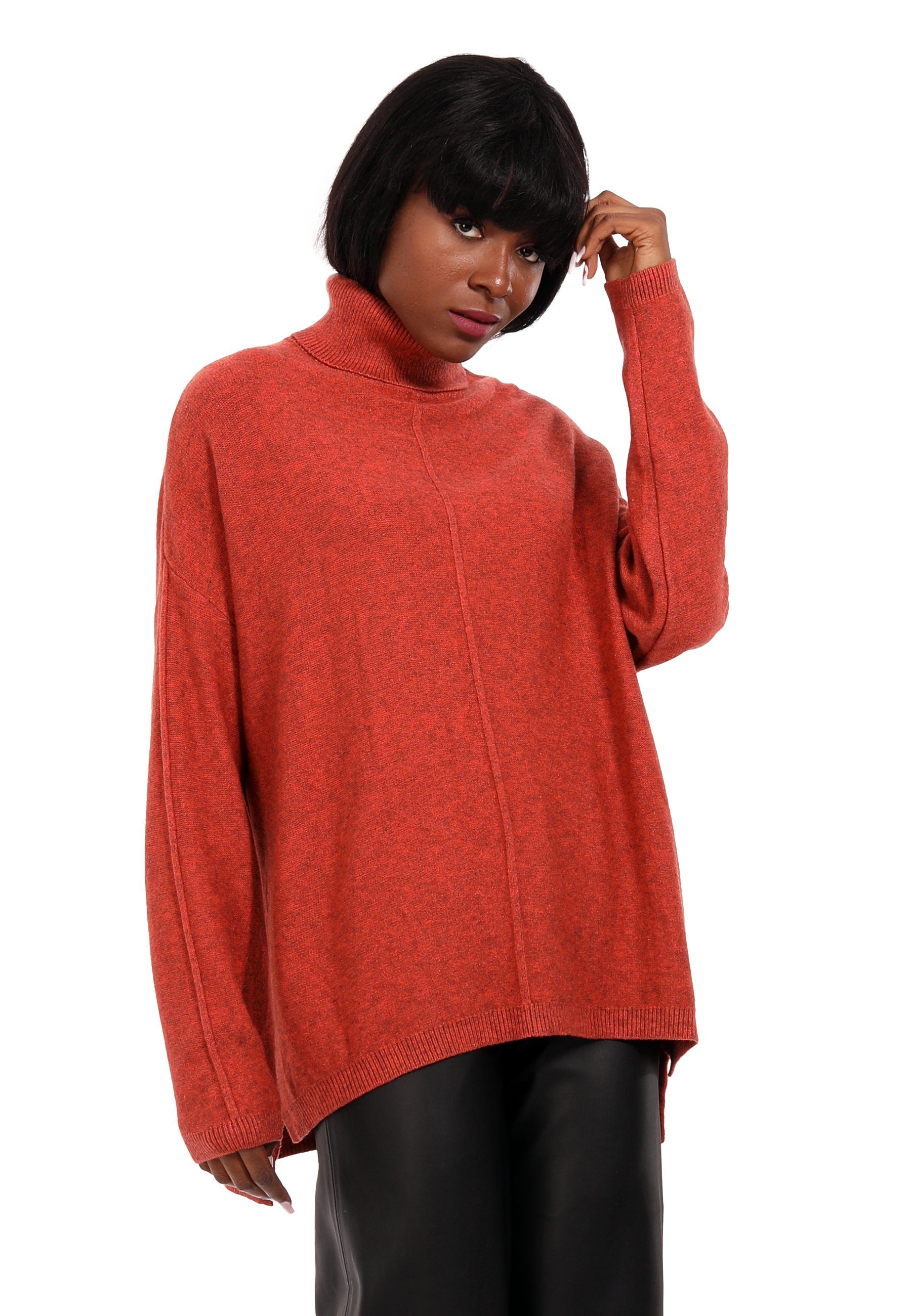 YC Fashion & Style Rollkragenpullover Oversized günstig online kaufen