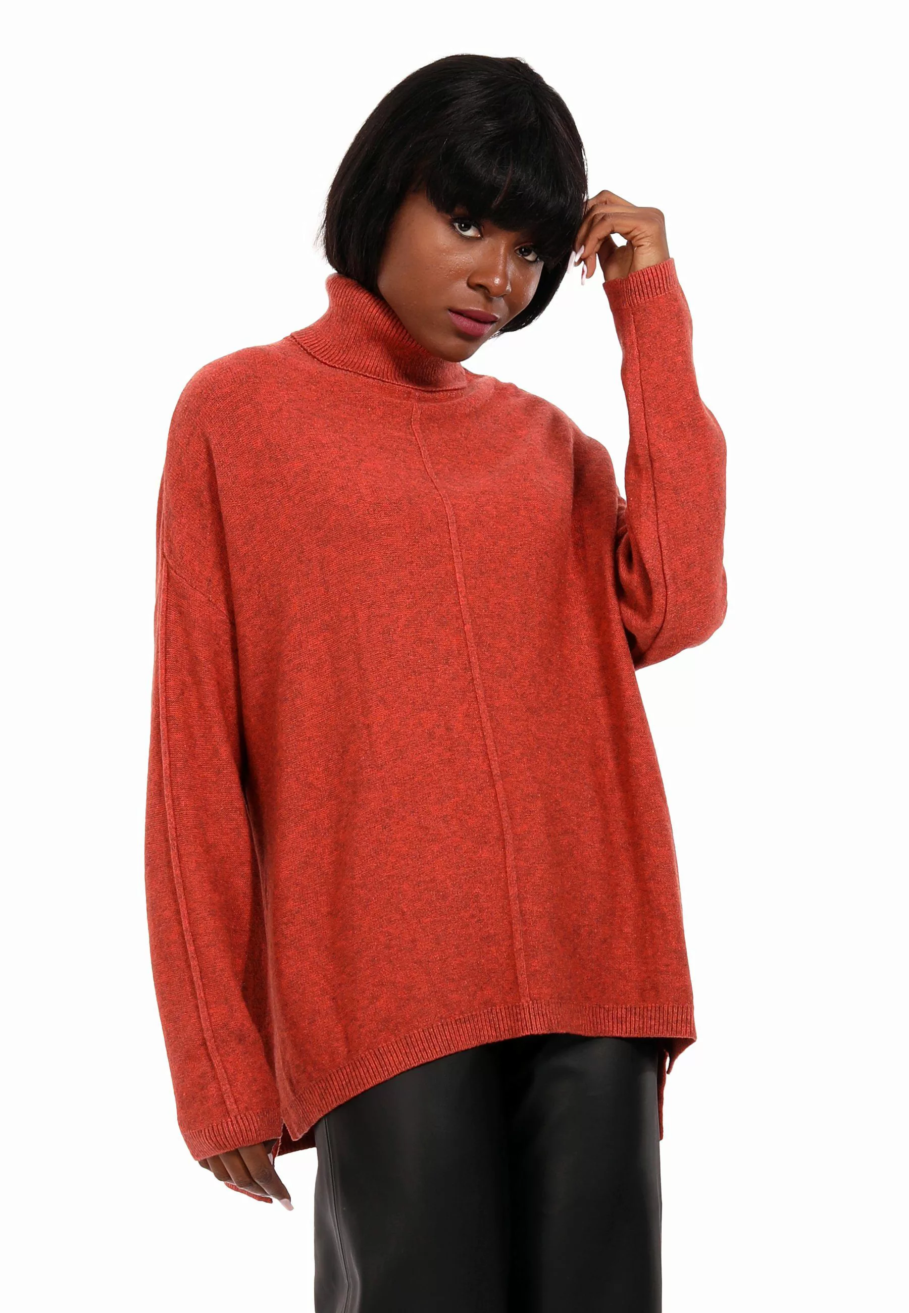 YC Fashion & Style Rollkragenpullover Oversized günstig online kaufen