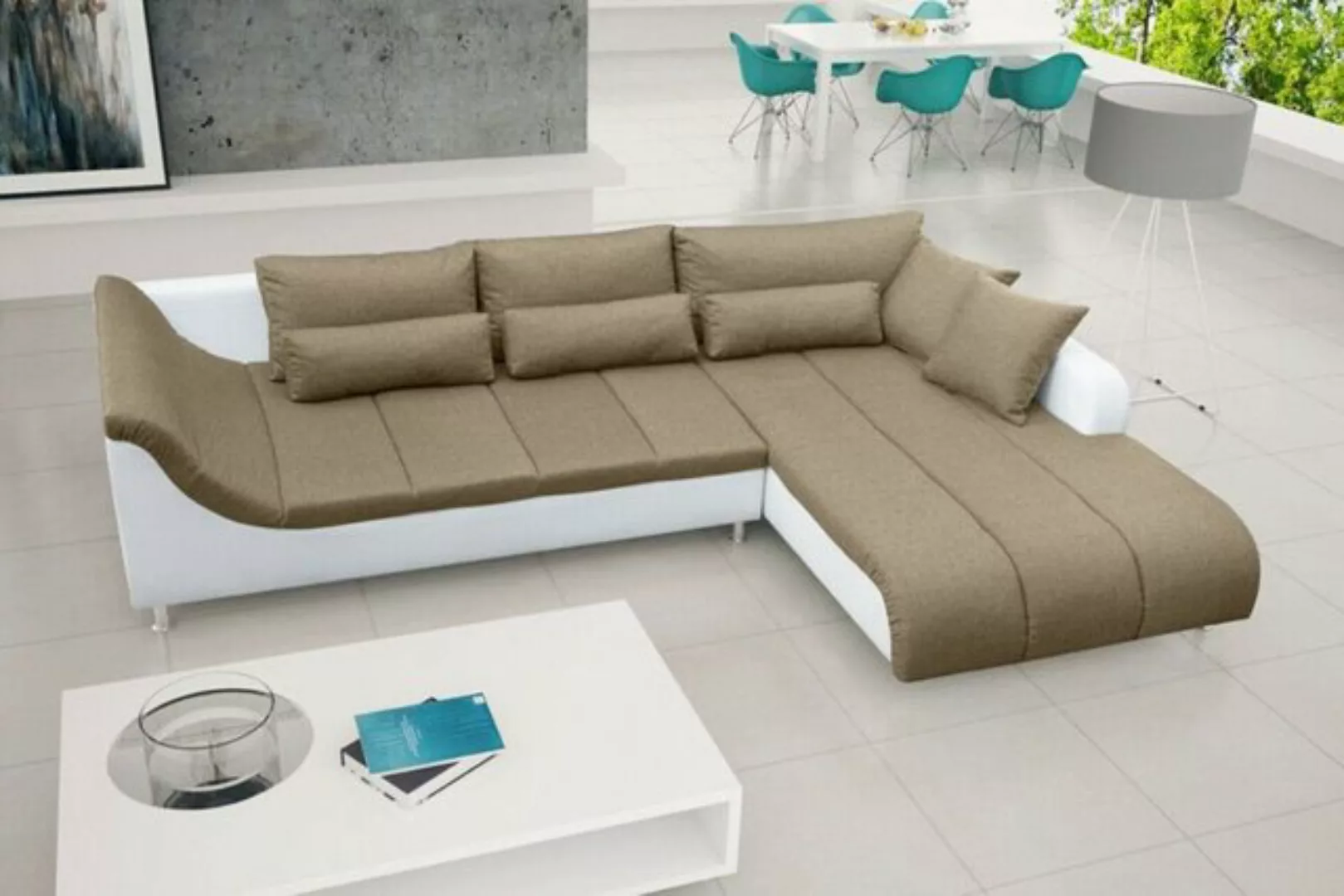 JVmoebel Ecksofa, Sofa Designer Garnitur Ecksofa Couch Polster Ecke Sofas T günstig online kaufen