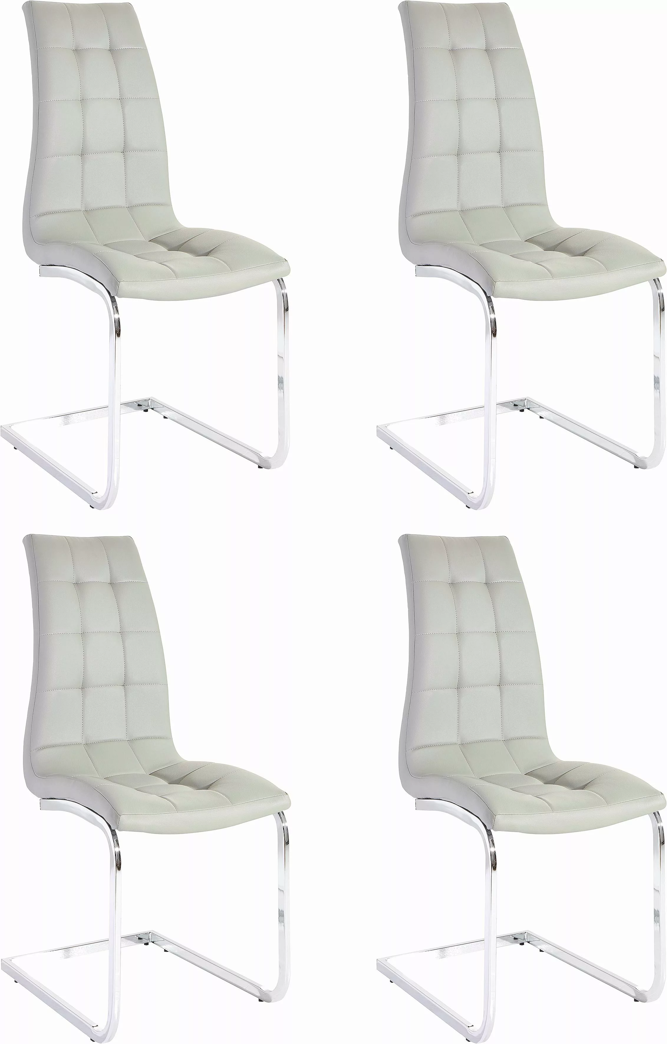 INOSIGN Freischwinger "Lola", (Set), 4 St., Kunstleder, 2 oder 4 Stück, Bez günstig online kaufen