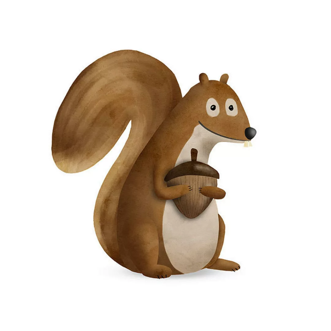 Komar Wandbild Cute Animal Squirrel günstig online kaufen