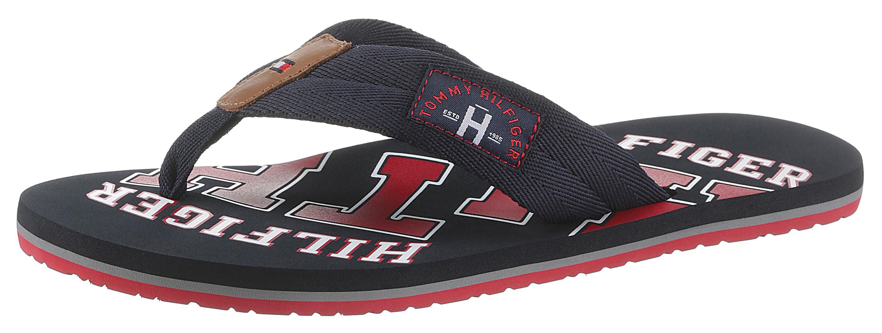 Tommy Hilfiger Zehentrenner "ESSENTIAL TH BEACH SANDAL", Sommerschuh, Schla günstig online kaufen