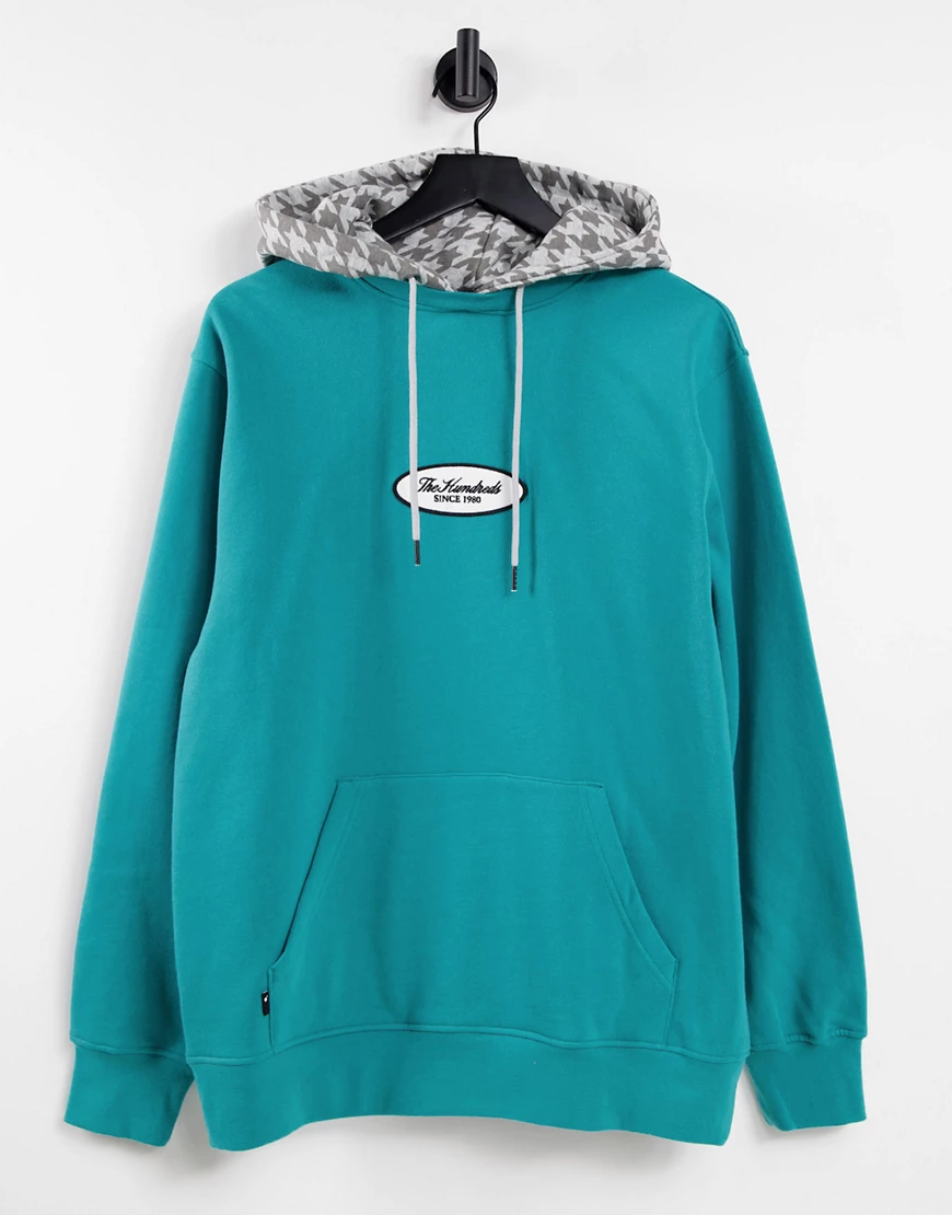 The Hundreds – Kapuzenpullover in Blau mit Rundhalsausschnitt günstig online kaufen