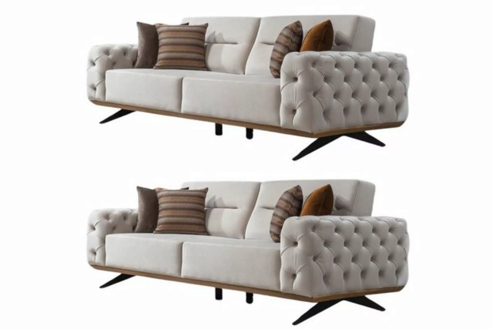 Villa Möbel Sofa Check, Set, mit Relax-/Bettfunktion durch verstellbare Rüc günstig online kaufen