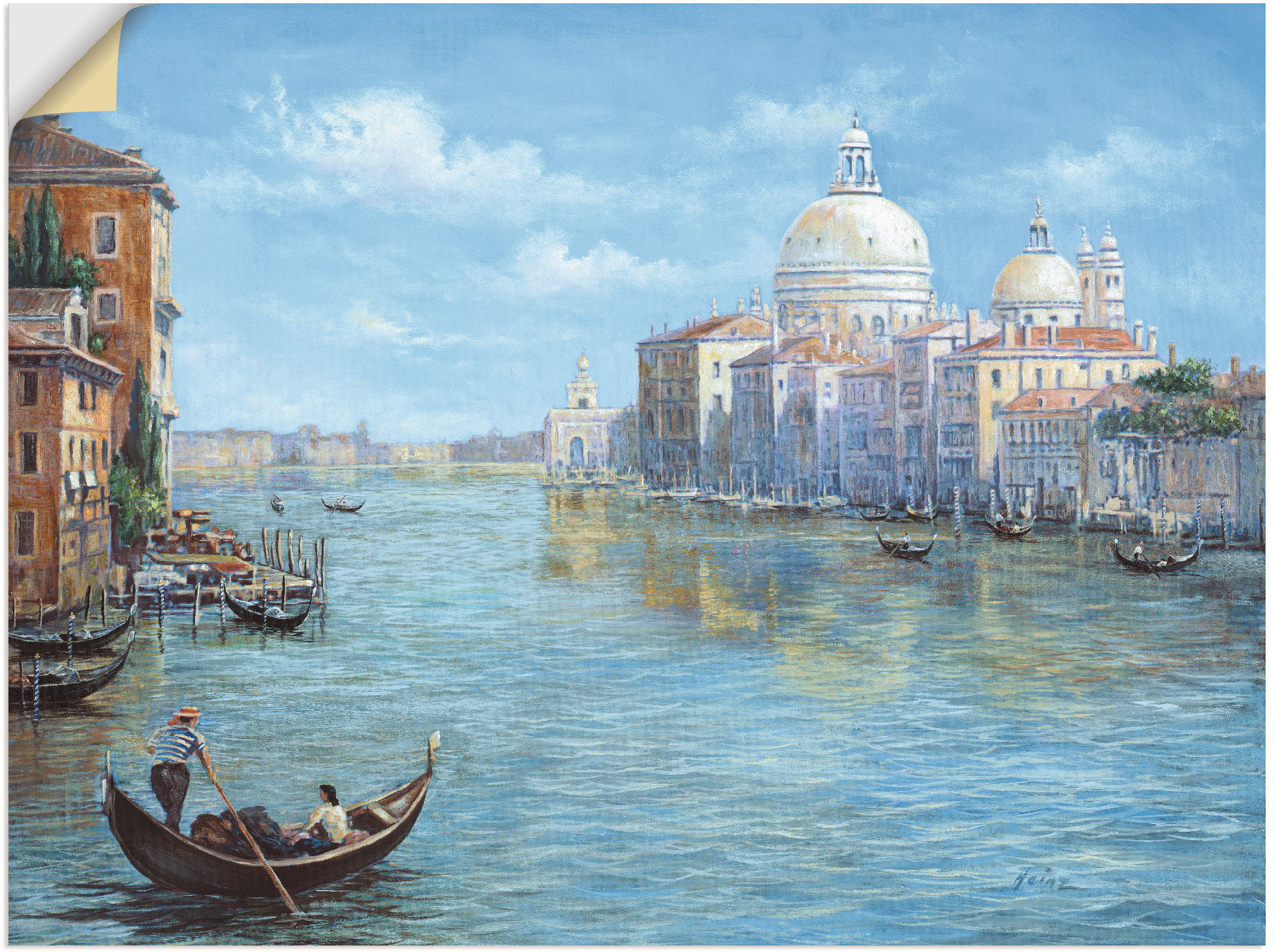 Artland Wandbild "Venedig", Europa, (1 St.), als Leinwandbild, Poster, Wand günstig online kaufen