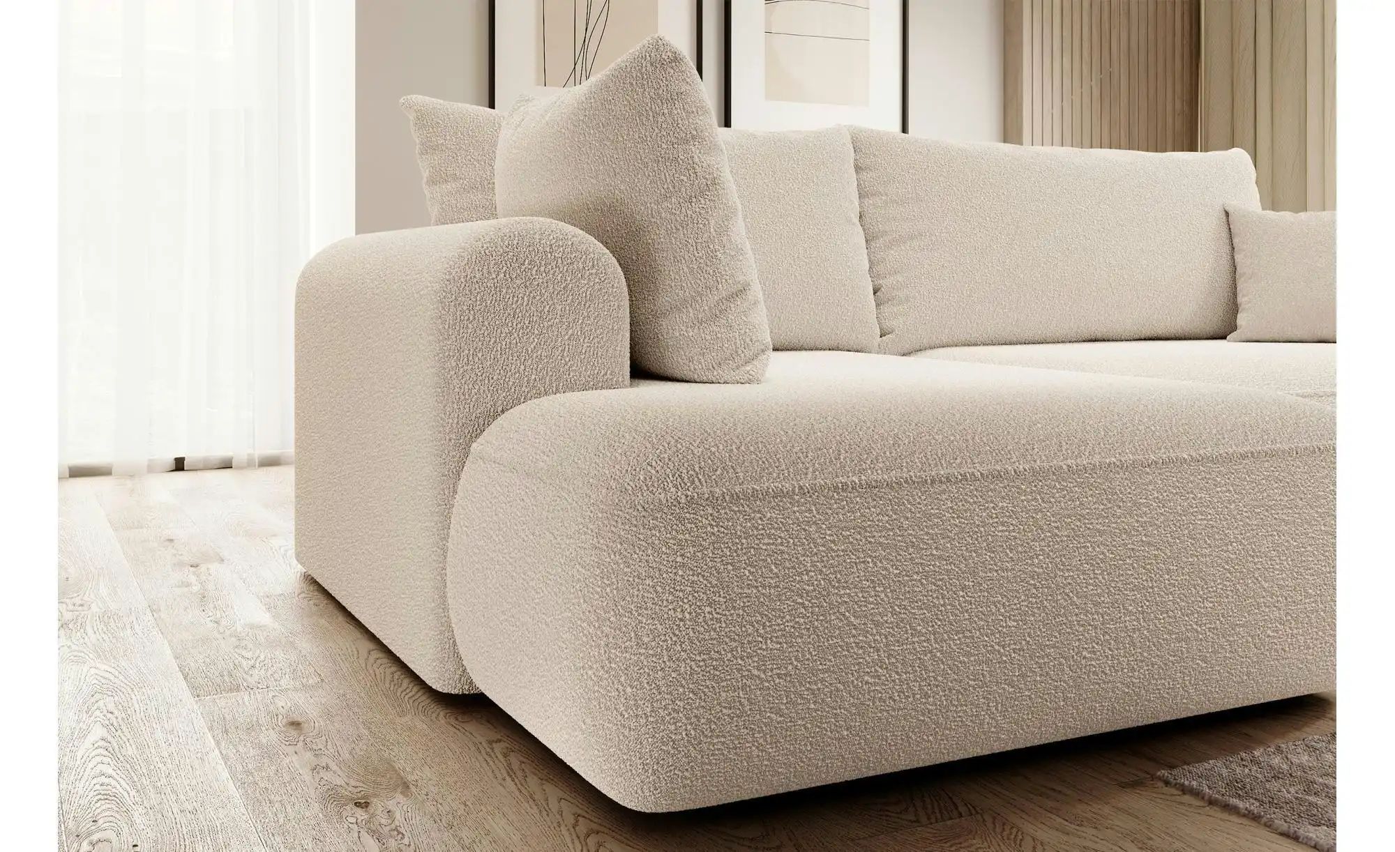 Selsey Ecksofa mit Schlaffunktion Ovo ¦ beige ¦ Maße (cm): B: 262 H: 95 Pol günstig online kaufen