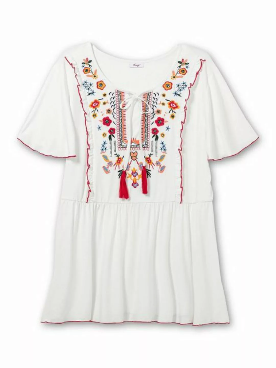 sheego by Joe Browns Blusenshirt "Große Größen", mit Blumenstickerei und Fl günstig online kaufen