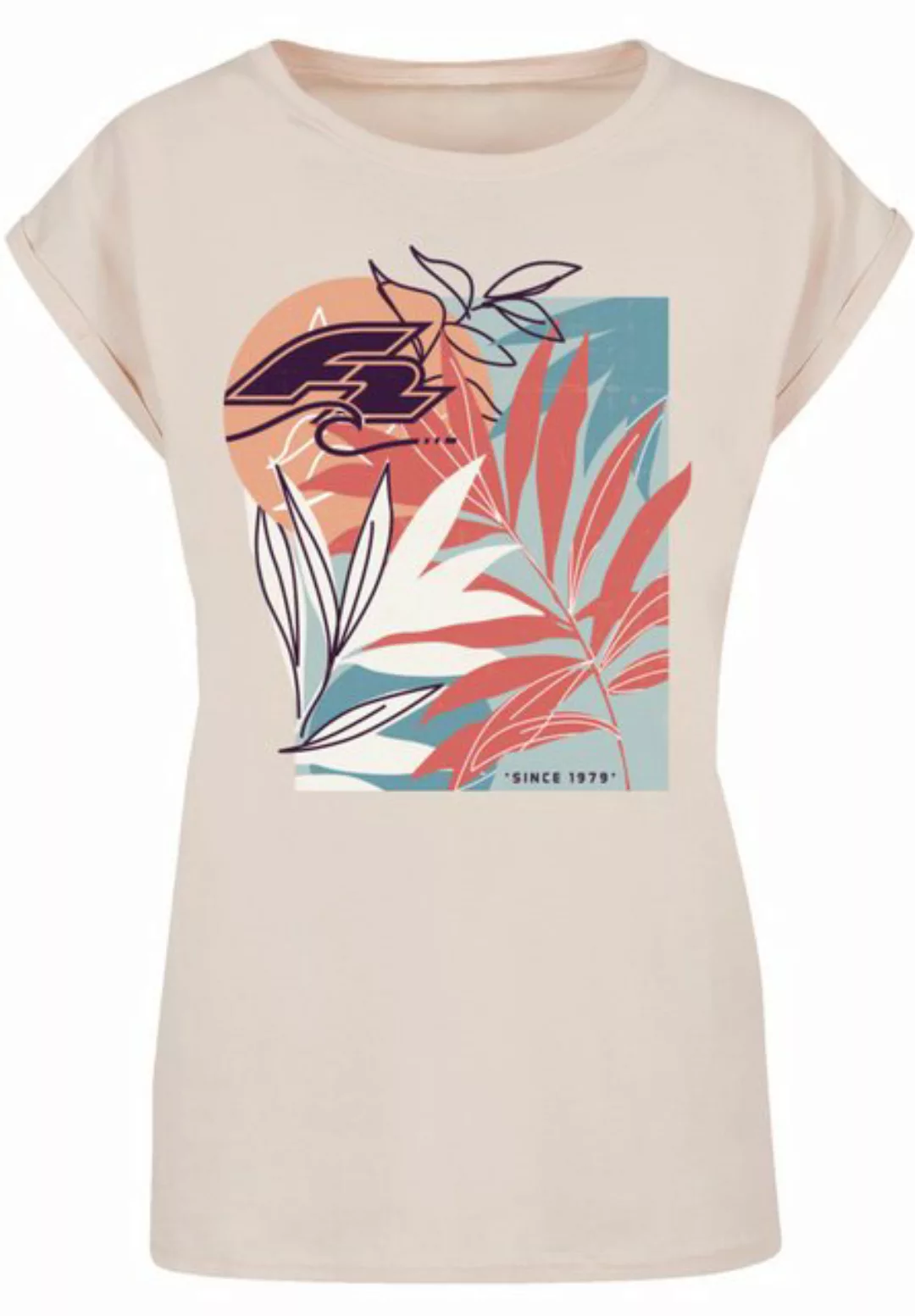 F2 T-Shirt F2 Beach Vibes Sommer Style Sommer, Surfer, Sport günstig online kaufen