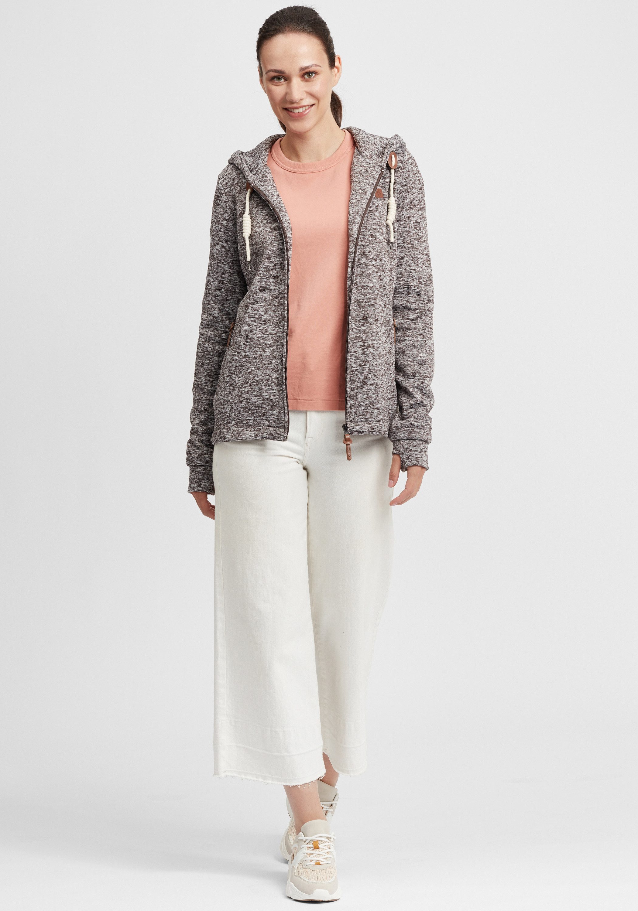 OXMO Kapuzensweatjacke OXThory Übergangsjacke mit weicher günstig online kaufen