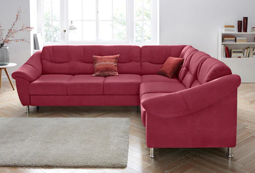 sit&more Ecksofa Pisa L-Form, mit Federkern, wahlweise mit Bettfunktion günstig online kaufen