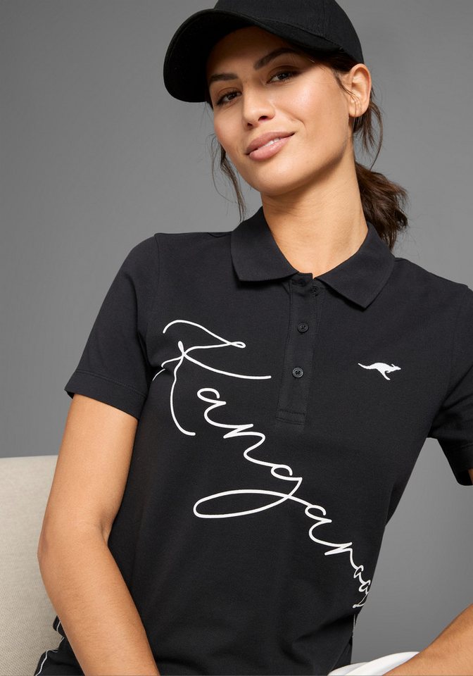 KangaROOS Poloshirt mit großem Logoschriftzug günstig online kaufen