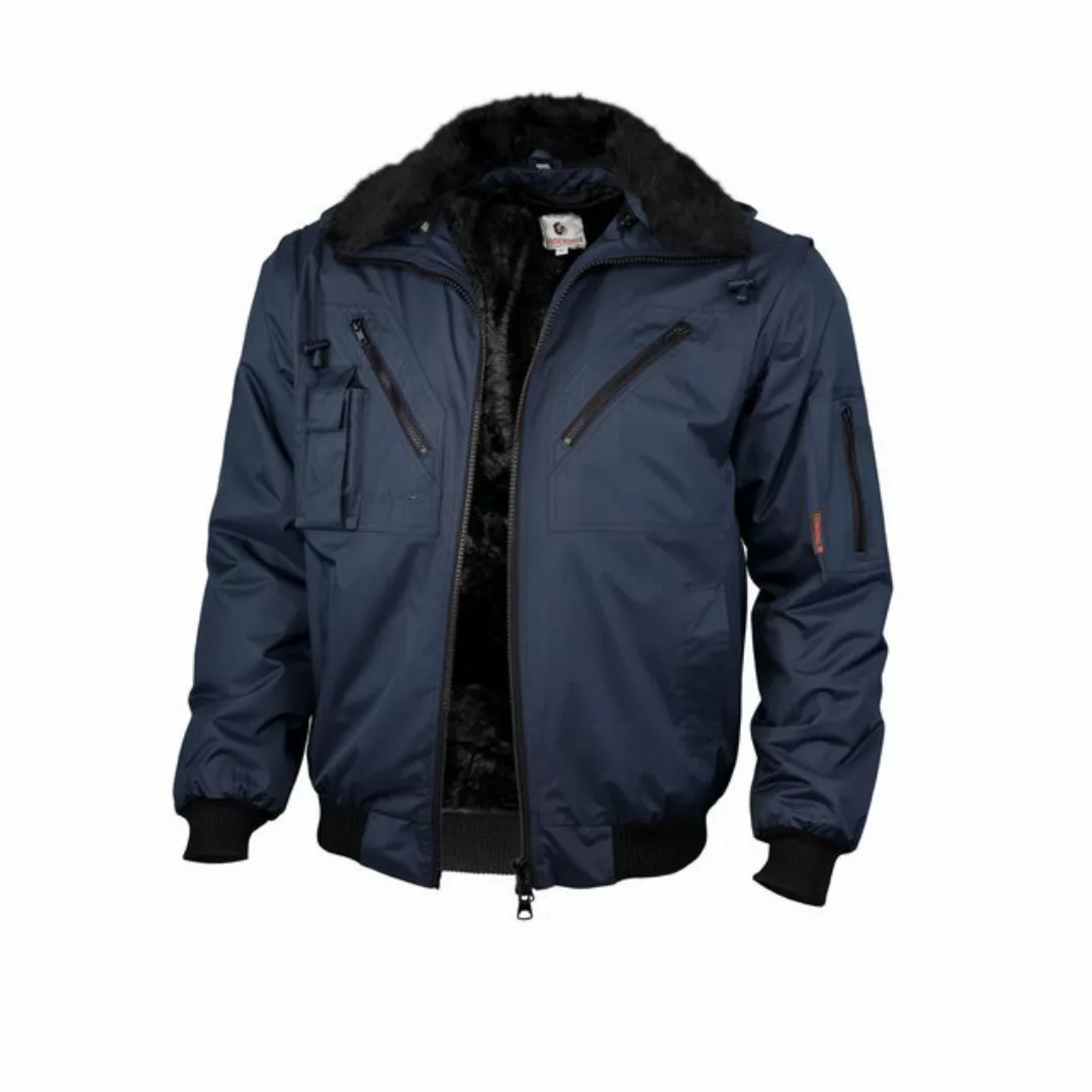 Qualitex Workwear Pilotenjacke Pilotenjacke wasserdicht marine, Gr. L günstig online kaufen