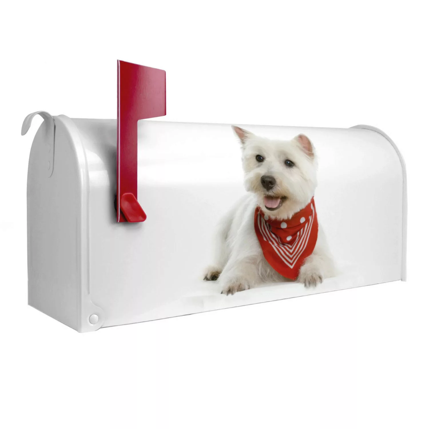 Banjado Amerikanischer Briefkasten Weiß 48x22x16cm US Mailbox Letterbox Pos günstig online kaufen