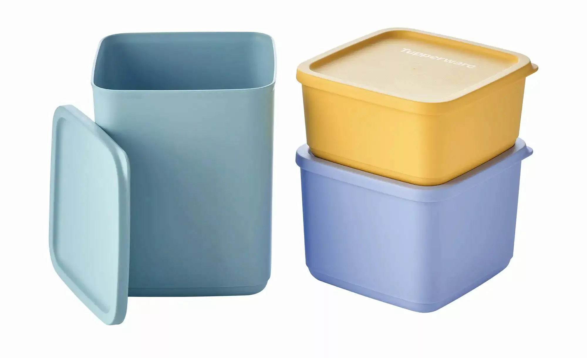 Tupperware Cubix-Set ¦ mehrfarbig ¦ Kunststoff ¦ Maße (cm): B: 13 H: 25,5 T günstig online kaufen