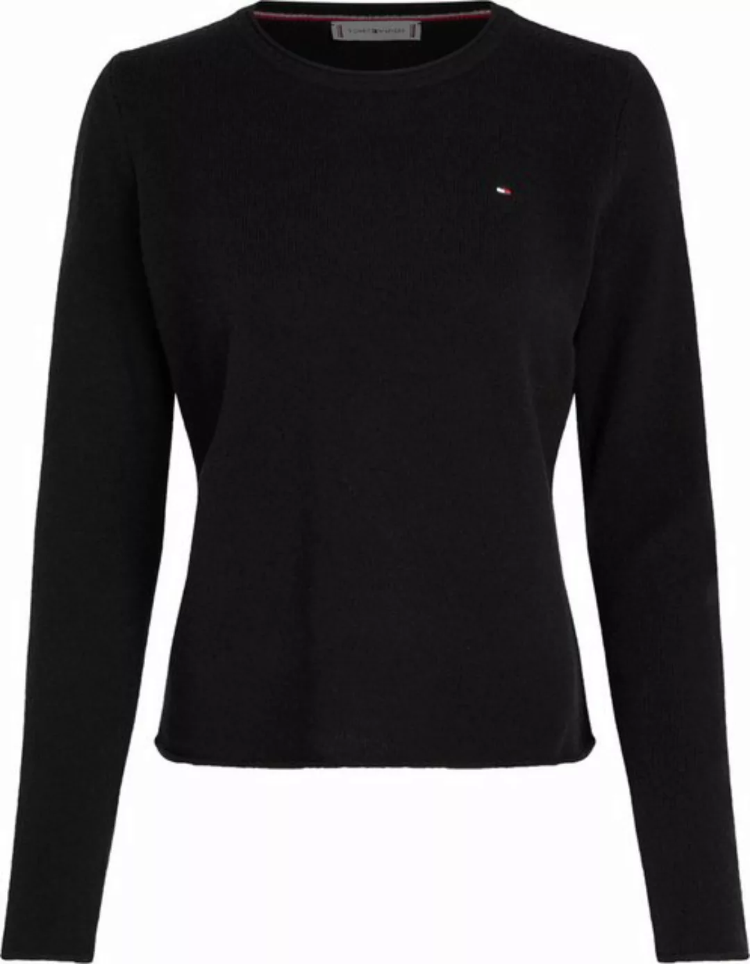 Tommy Hilfiger Strickpullover SOFT WOOL C-NK SWEATER mit Logostickerei, aus günstig online kaufen