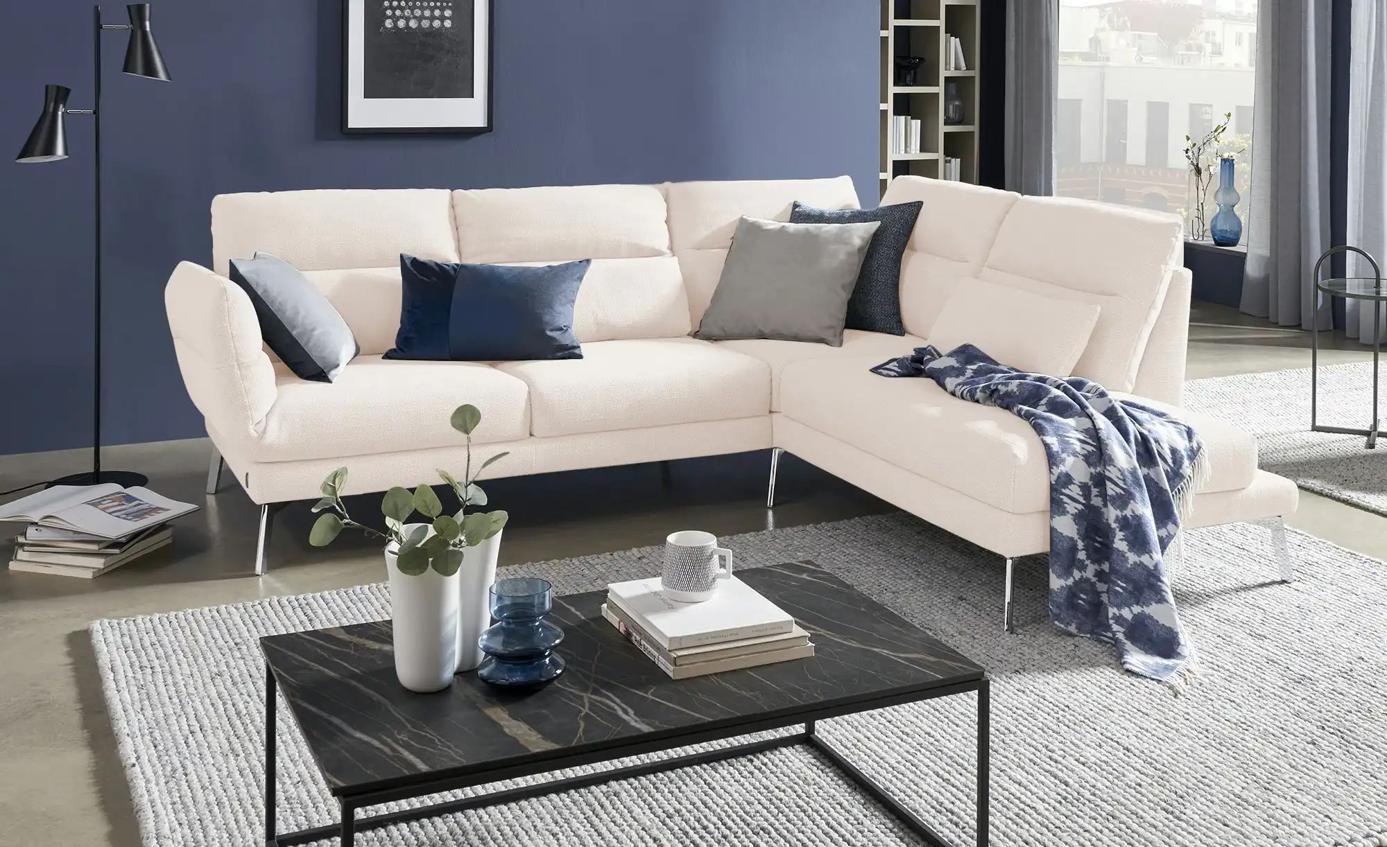 Max Schelling Ecksofa  Sentence ¦ creme ¦ Maße (cm): B: 250 H: 88 T: 208.0 günstig online kaufen