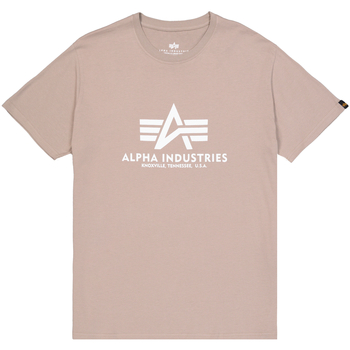 Alpha Industries  T-Shirts & Poloshirts Basic T-Shirt BL - vintage sand günstig online kaufen