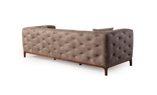 Xlmoebel Sofa Neues 3+3+1 Set moderner Polstermöbel im Chesterfield Design, günstig online kaufen