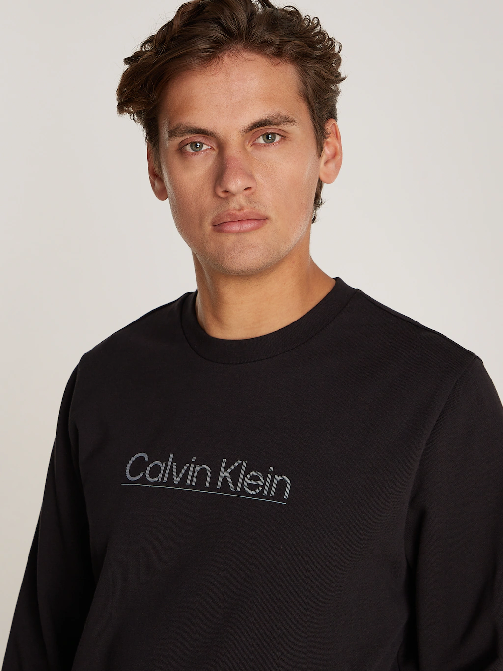 Calvin Klein Sweatshirt RAISED LINE LOGO SWEATSHIRT mit Logoschriftzug günstig online kaufen