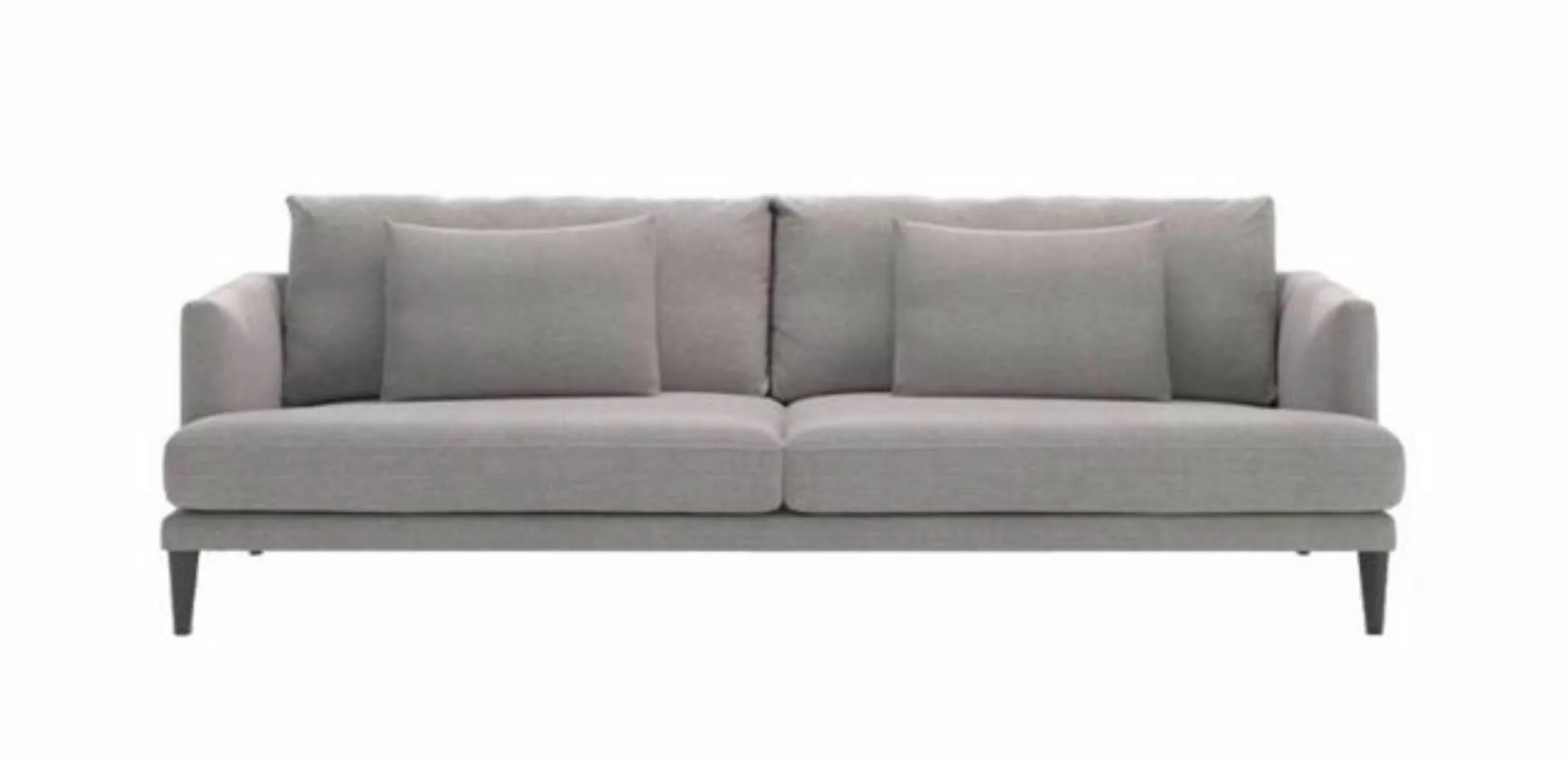 JVmoebel Sofa Zweisitzer Designer Luxus Graues Sofa Textilmöbel Wohnzimmer, günstig online kaufen