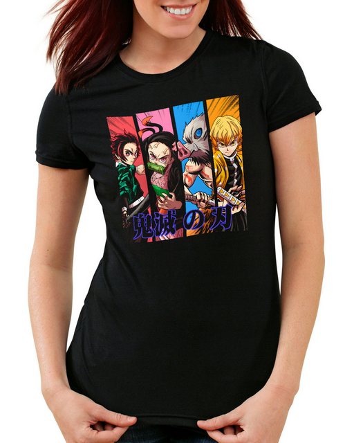 style3 T-Shirt Demon Friends anime japan manga demon slayer günstig online kaufen