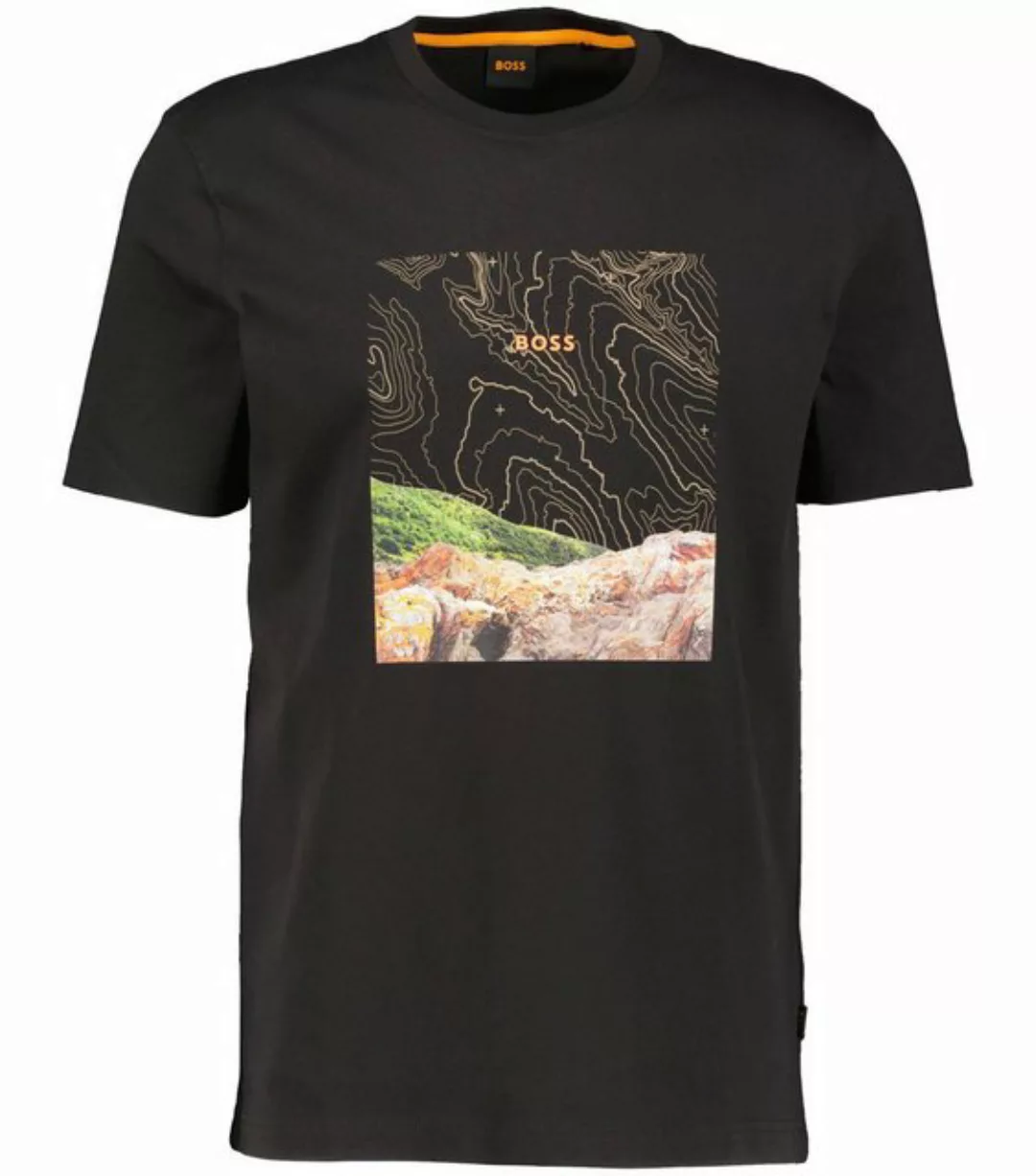BOSS T-Shirt Herren T-Shirt TE_FOREST Regular Fit (1-tlg) günstig online kaufen