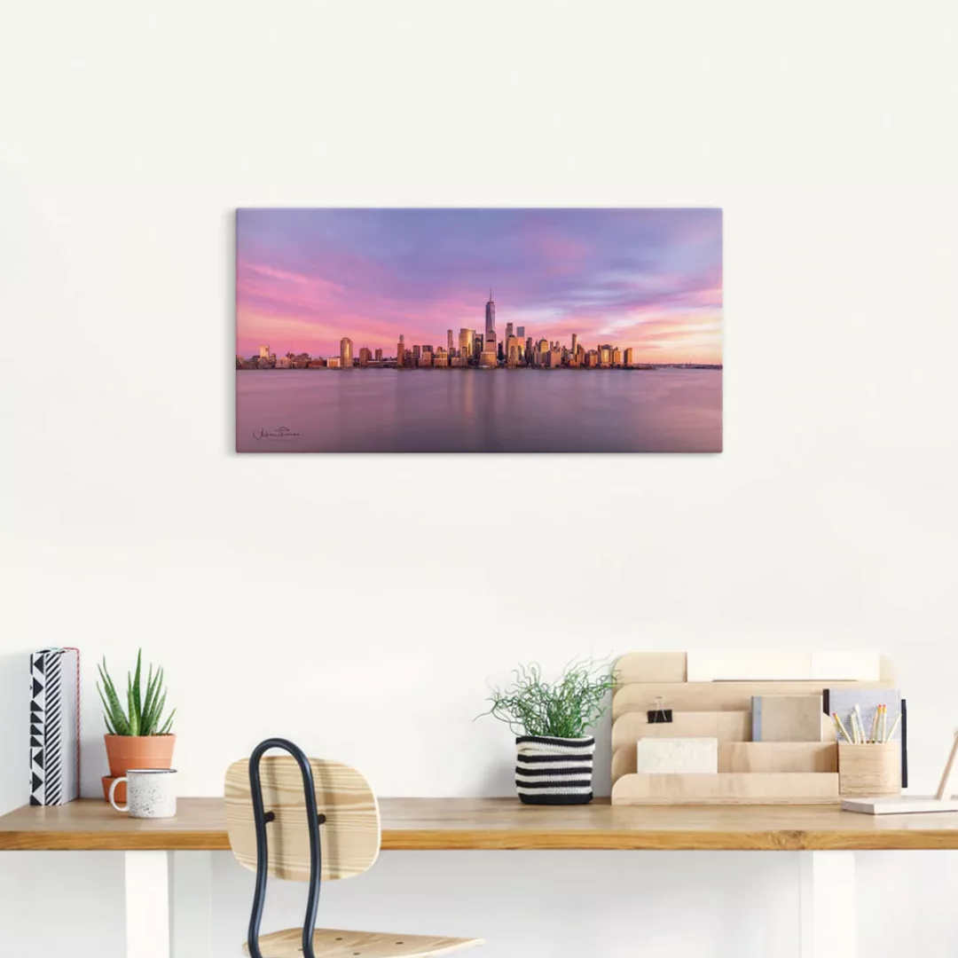 Artland Wandbild "Manhattan Skyline", New York, (1 St.), als Alubild, Outdo günstig online kaufen