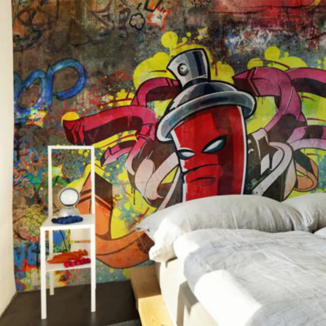 artgeist Fototapete Graffiti monster mehrfarbig Gr. 450 x 270 günstig online kaufen