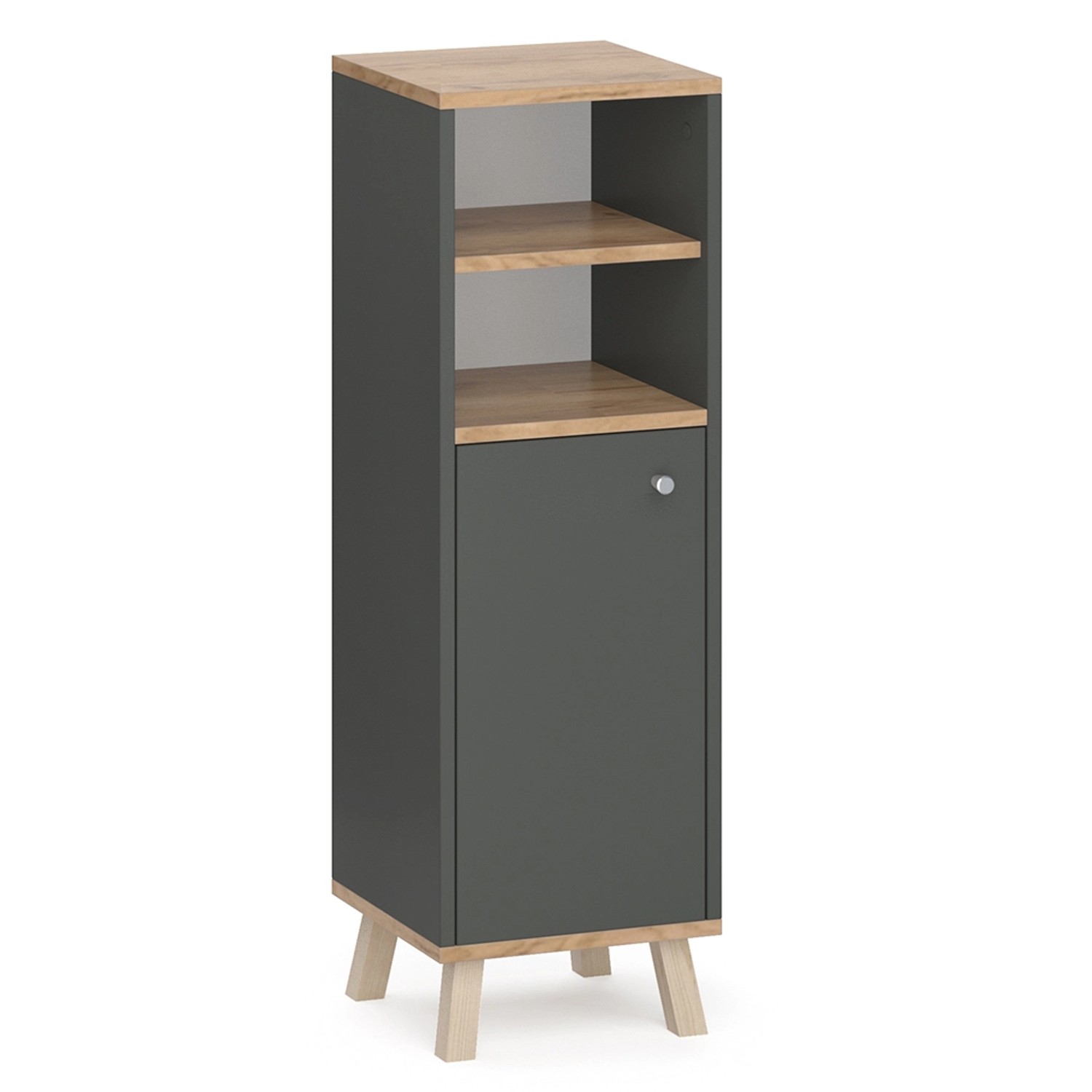 Vicco Midischrank Senyo, Anthrazit/Goldkraft Eiche, 30 günstig online kaufen