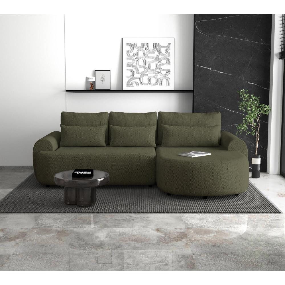 Beautysofa Ecksofa OLIVIO, mit Bettkasten Bretie:266 günstig online kaufen
