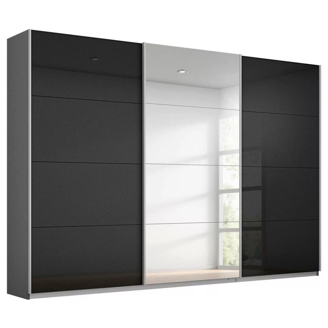 Schwebetürenschrank Kulmbach grau B/H/T: ca. 271x210x62 cm günstig online kaufen